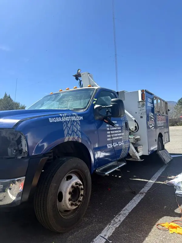 Big Brand Tire & Service fleet truck, third unit