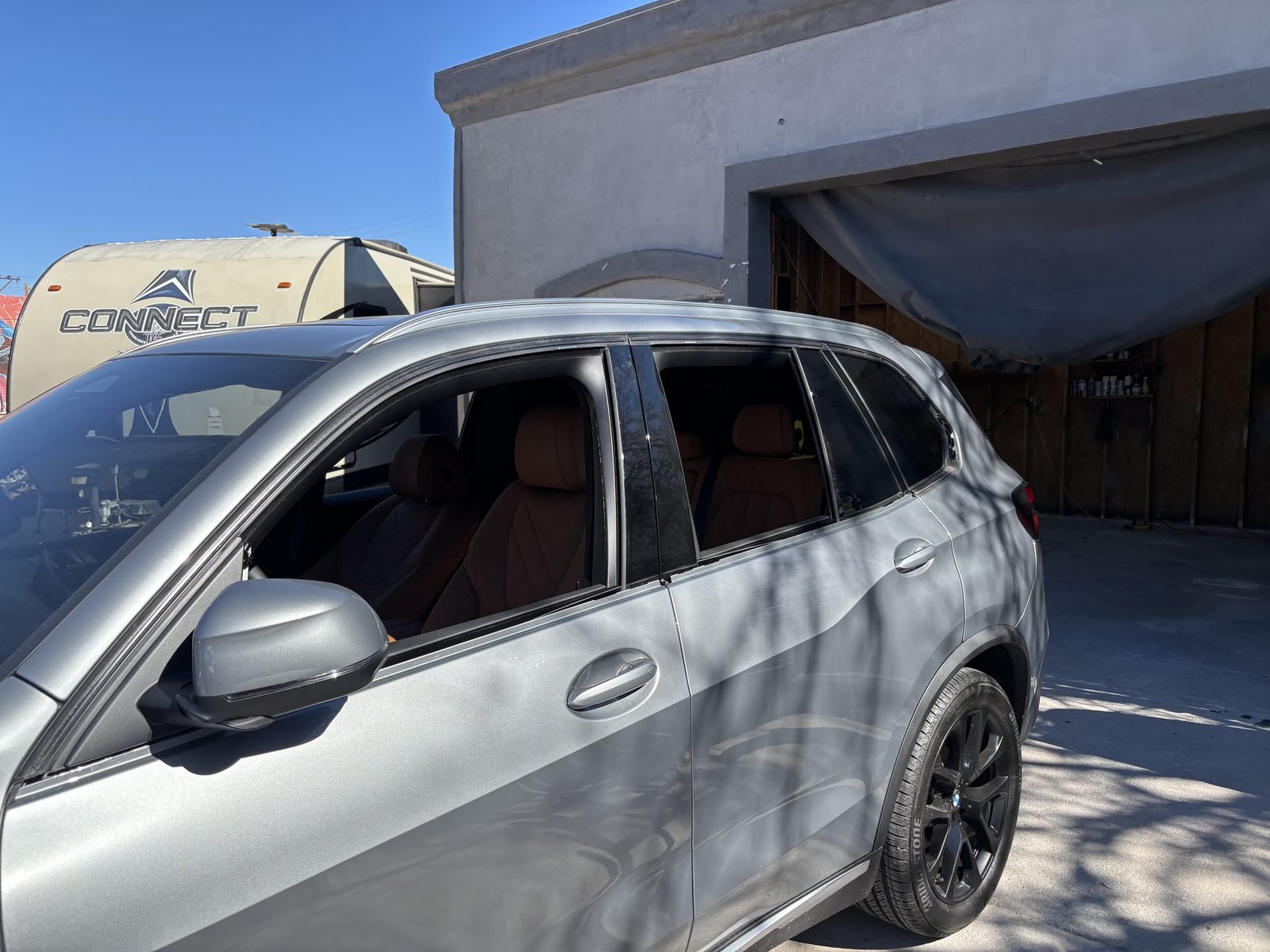BMW X5 chrome delete blacked-out trim
