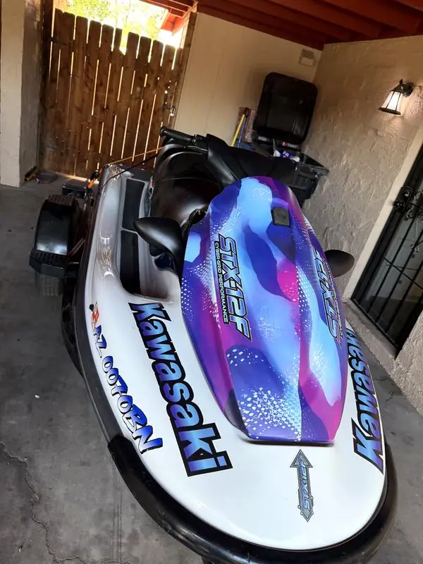 Kawasaki jet ski wrap, alternate angle