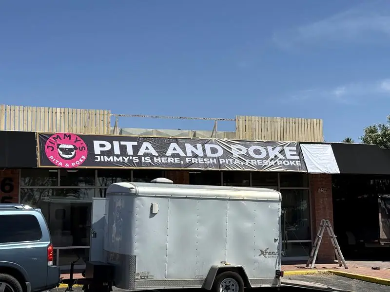 Vinyl banner example