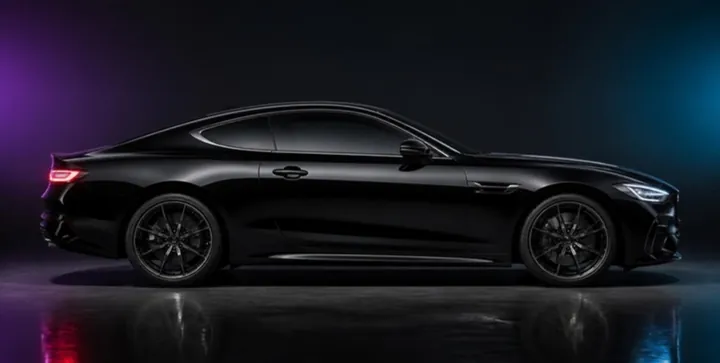 Coupe: about 5 ft x 55 ft of wrap vinyl