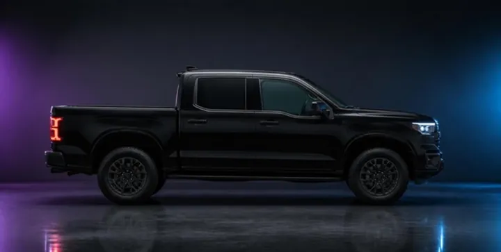 Pickup Truck: about 5 ft x 65 ft of wrap vinyl